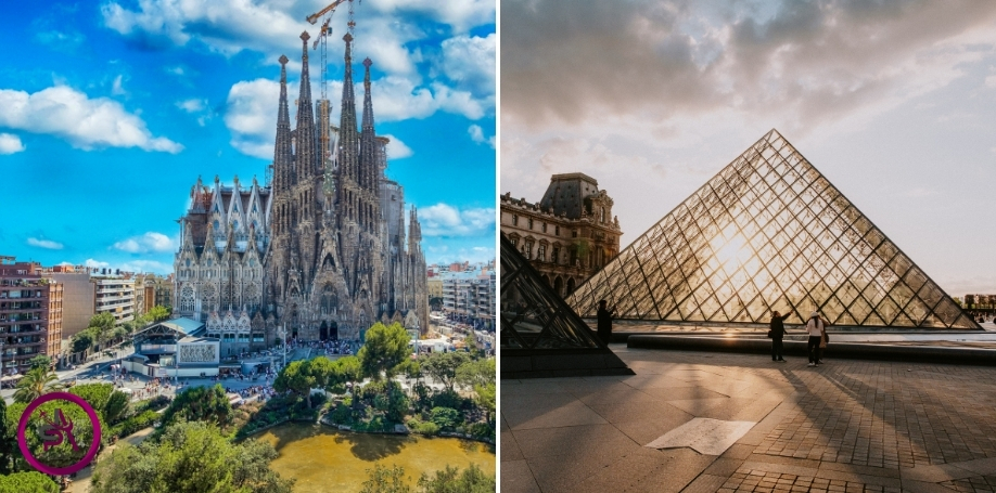 تور ژانویه بارسلونا پاریس 2026