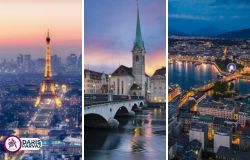 تور پاریس زوریخ ژنو